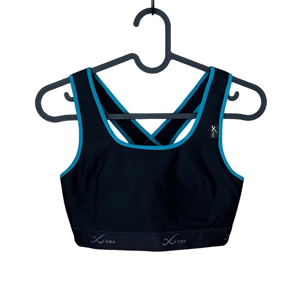 CW-C Women’s Xtra Support Impact Sports Bra Black Blue